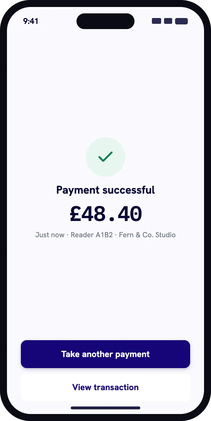 Nuemed Pay payment successful confirmation